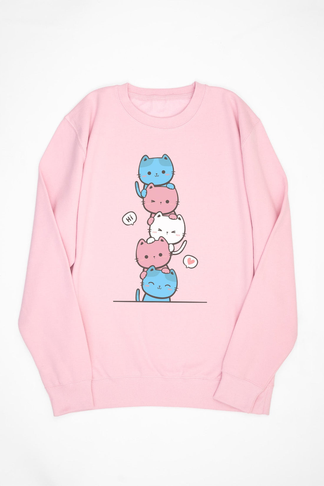 Kawaii Cat Pile Transgender Sweat