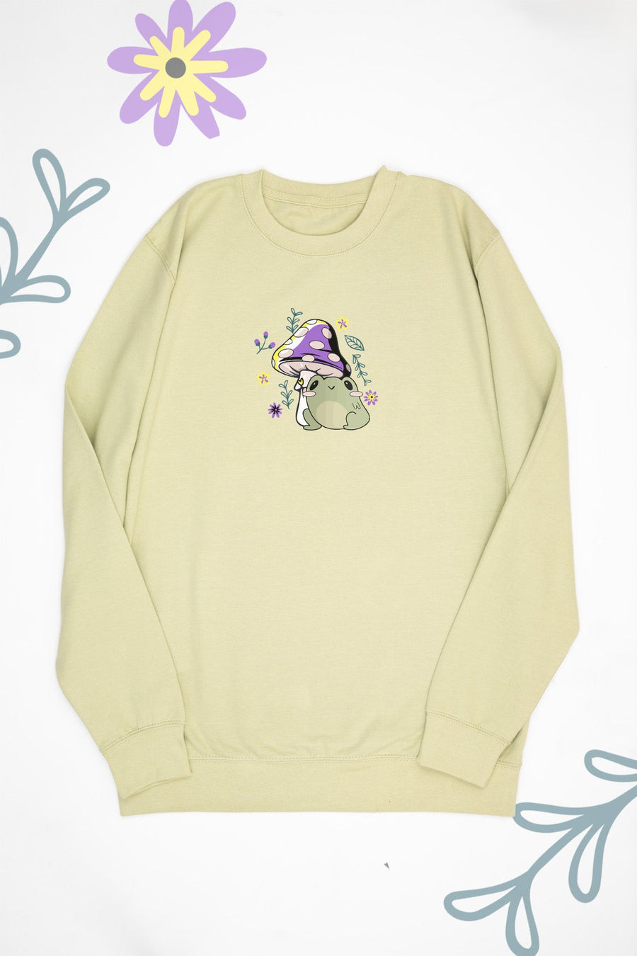 Frog & Mushroom Non-Binary Sweat