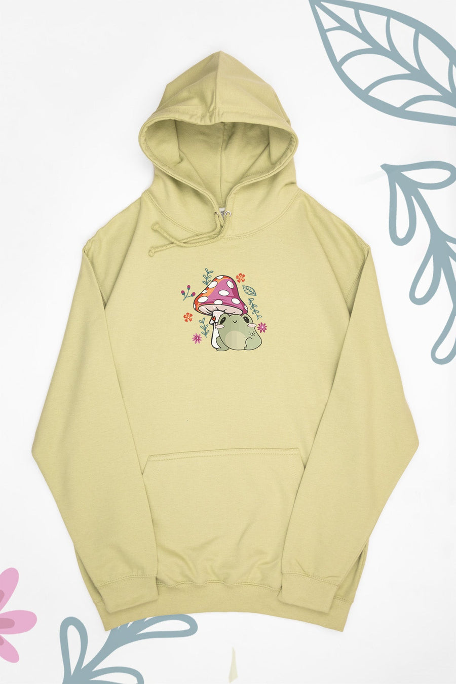 Frog & Mushroom Lesbian Hoodie