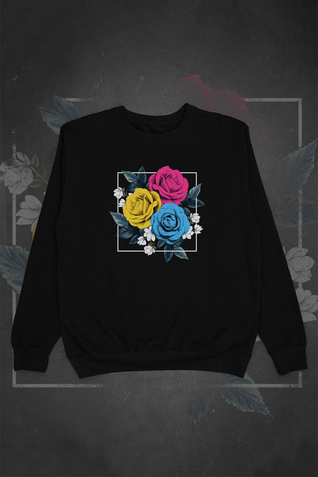 Framed Florals Pansexual Sweat