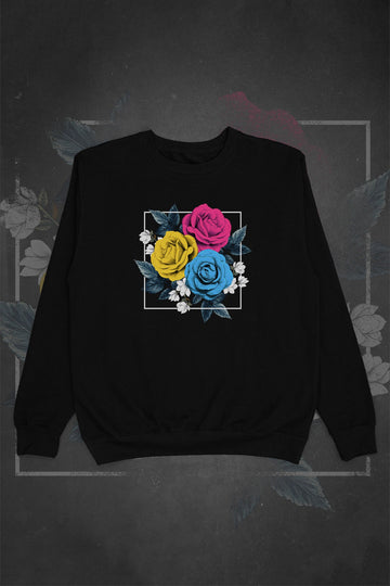 Framed Florals Pansexual Sweat