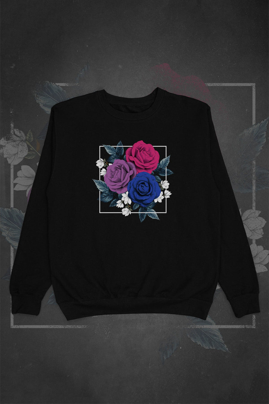 Framed Florals Bisexual Sweat