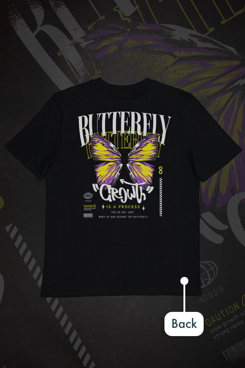 Butterfly "Growth" Non-Binary Tee