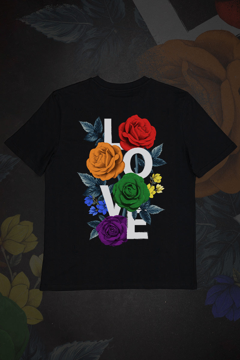 Floral Love Rainbow Tee