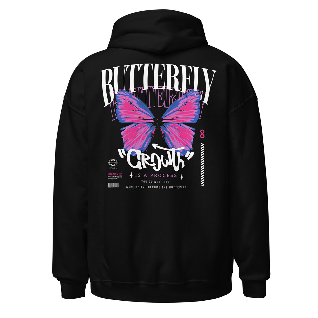 Bisexual Butterfly Growth Hoodie